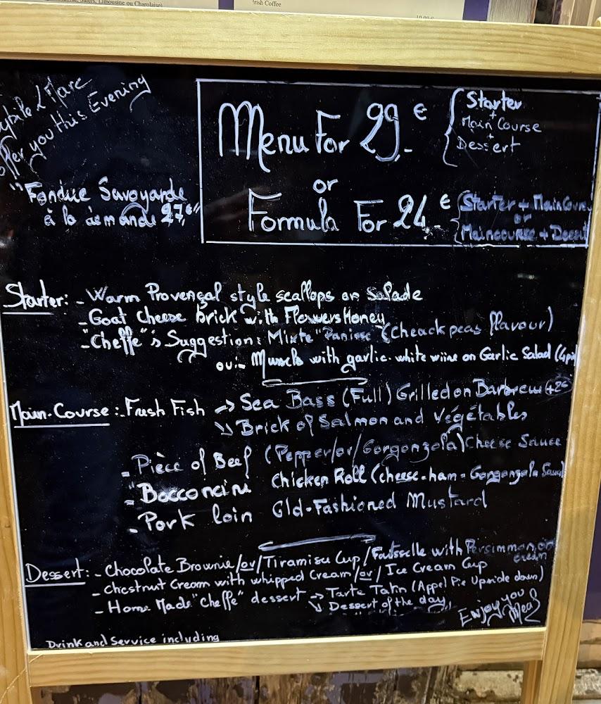 Aux Demoiselles du Mont - Menu Image 1